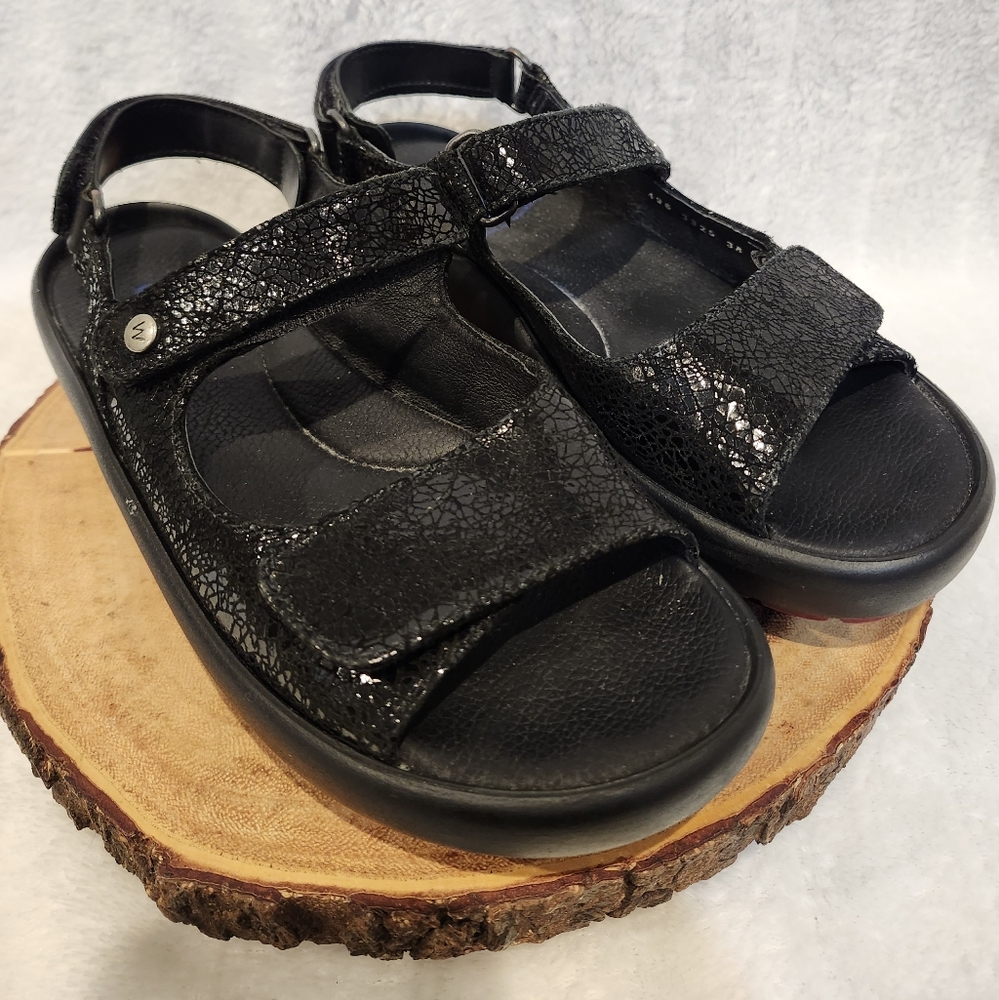 Wolky Black Women's Sandals